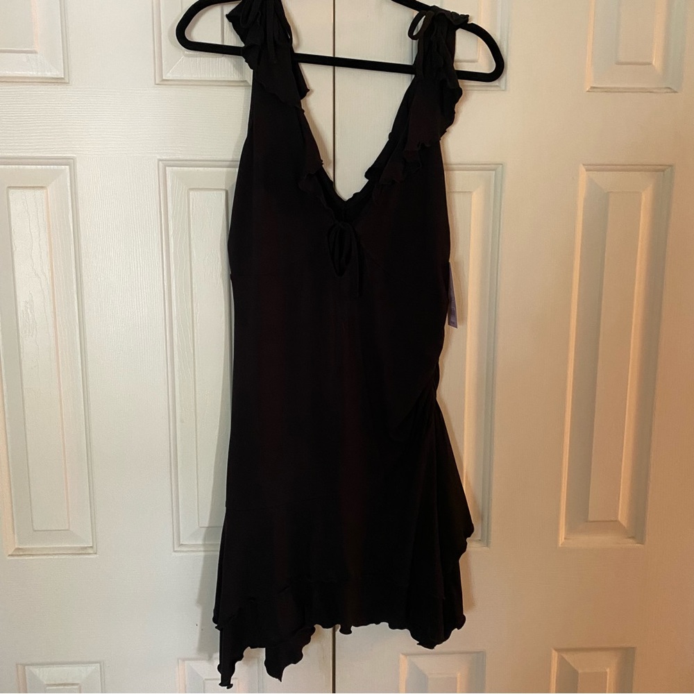 Wild fable flowy black dress, size M, NWT